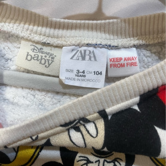 Zara Disney baby crew neck sweatshirt - Picture 3 of 3